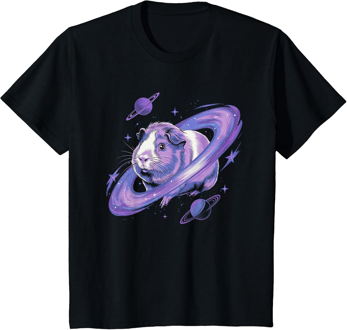Guinea Pig Lover – Cute Pet Enthusiast Design T-Shirt - Black