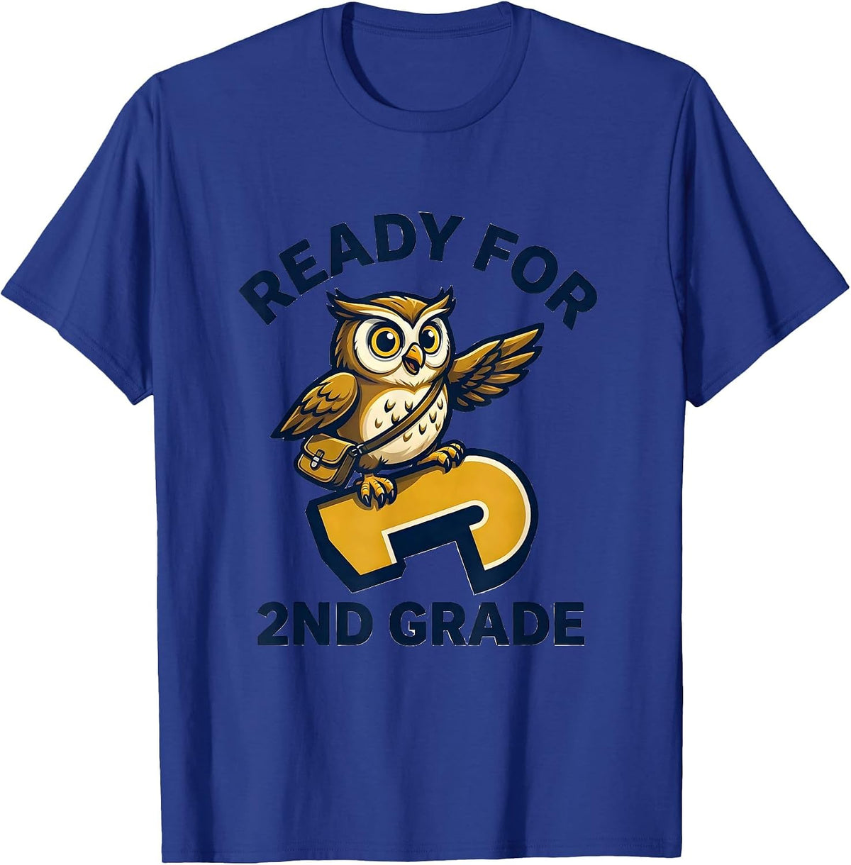 Ready For 2nd Grade Funny Kids Back To School First Day T-Shirt - Royal Blue