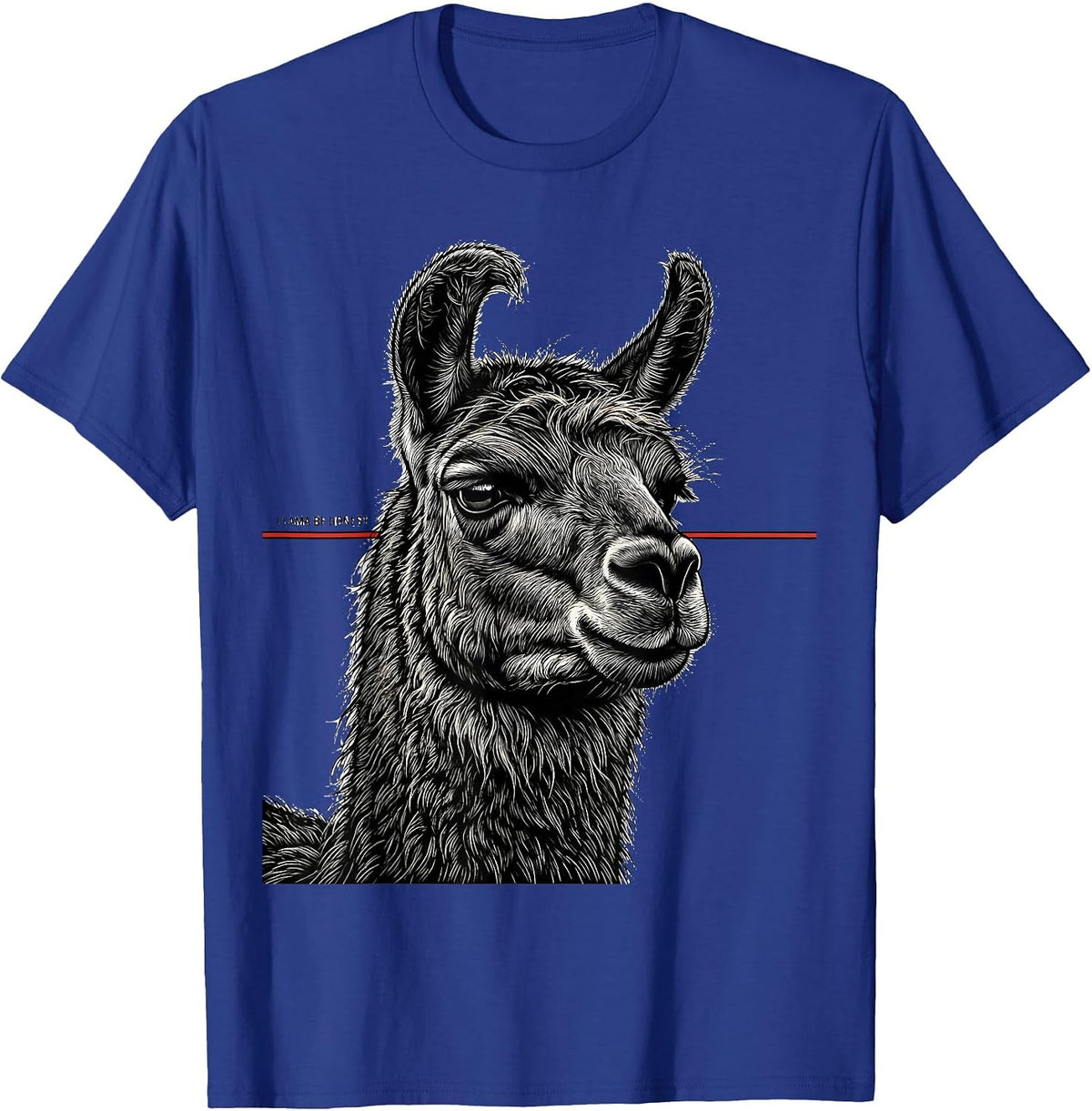 Llama Be Honest Funny Llama Humor Alpaca Squad T-Shirt - Royal Blue