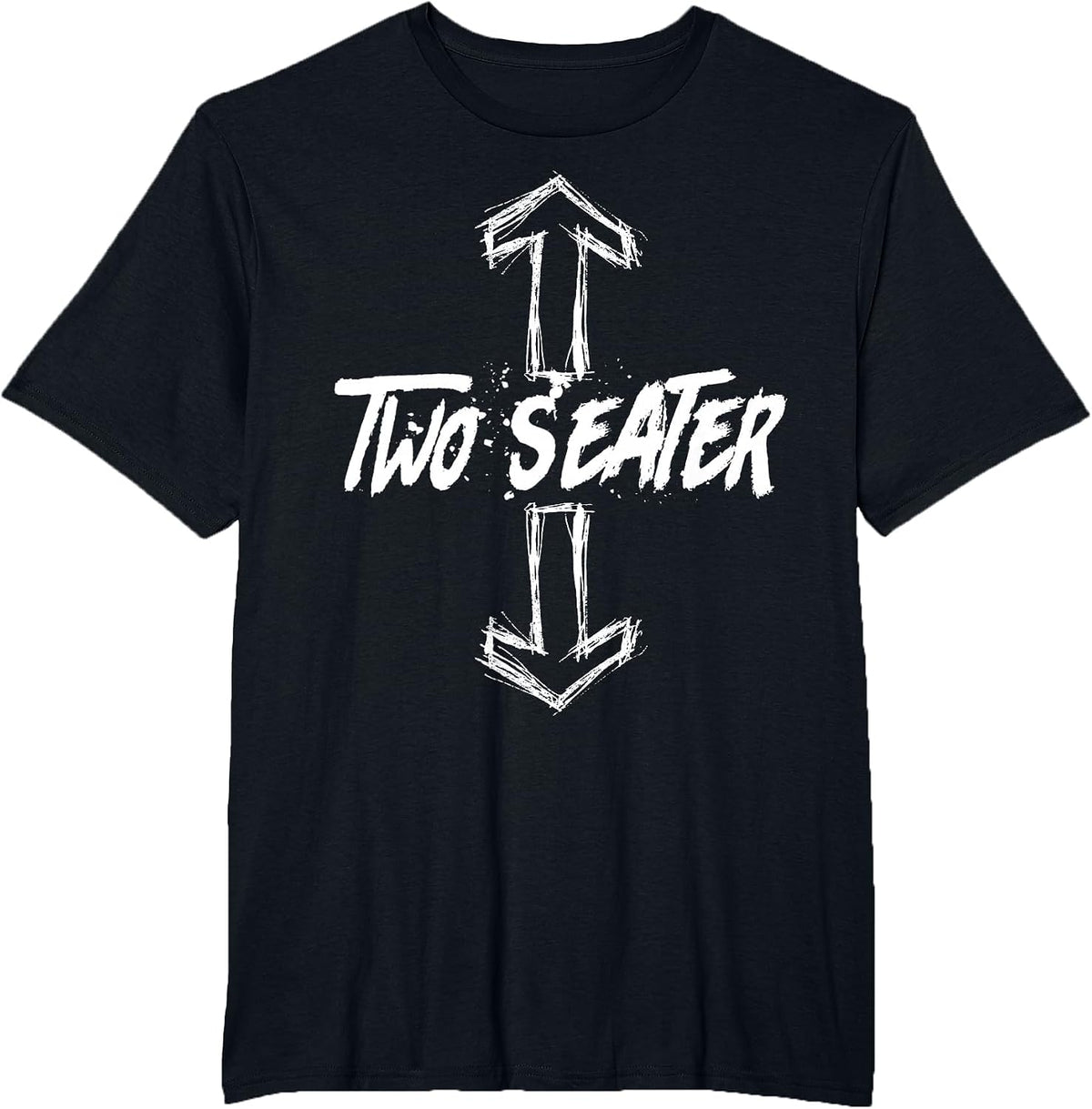 Two Seater T-Shirt - Black