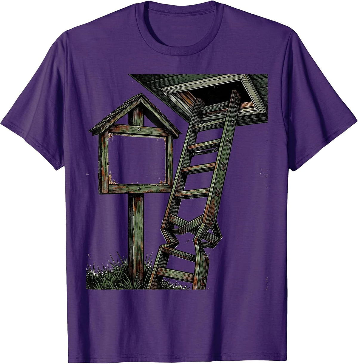 Men's Worn Yard Sign Realtor Humor Real Estate Agent Gift T-Shirt - Purple