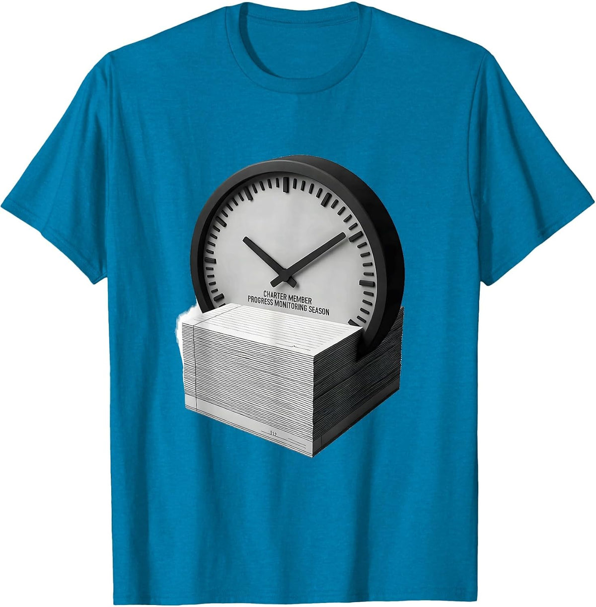 Charter Member Progress Monitoring Season Special Education T-Shirt - Sapphire Blue