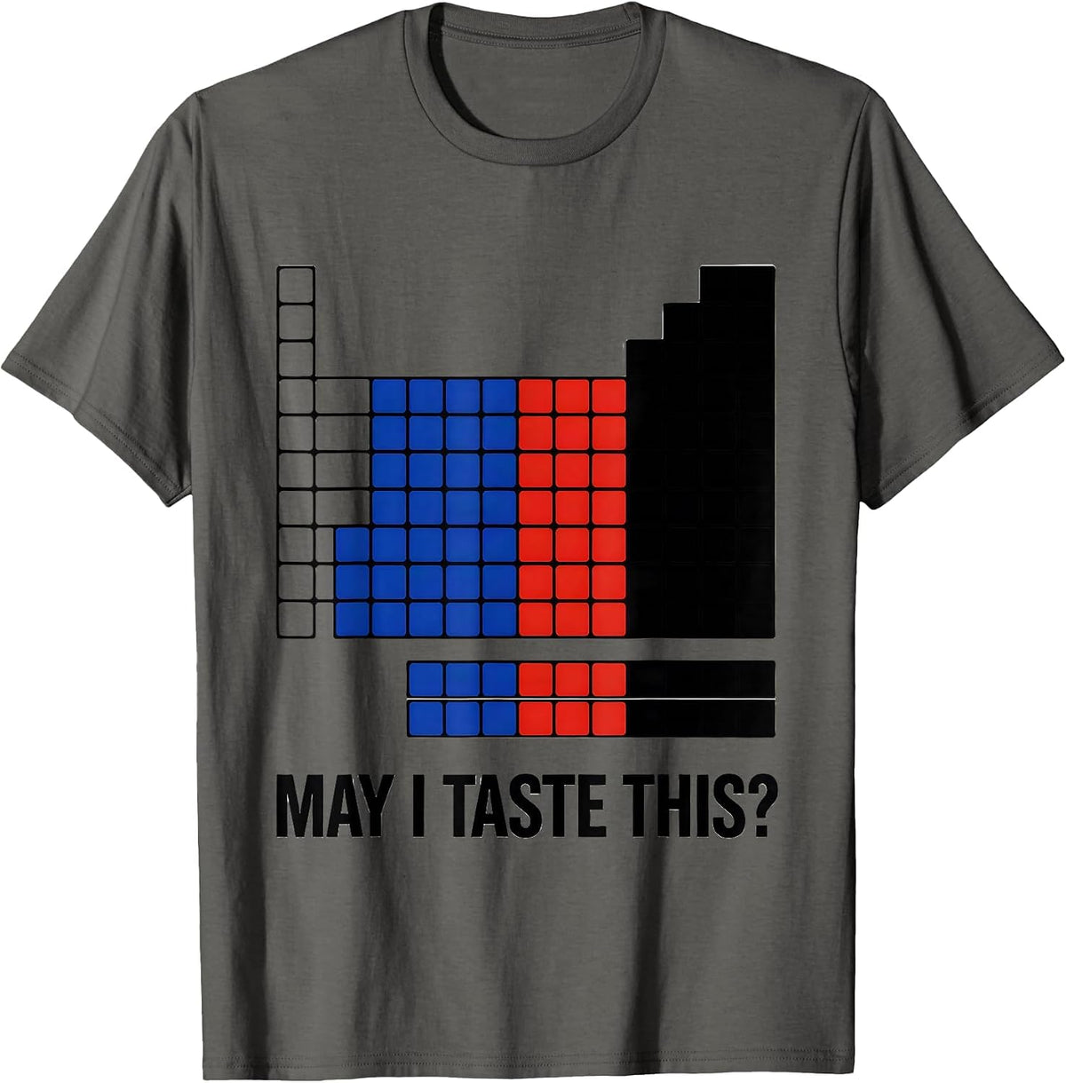 May I Taste This Funny Periodic Table Chemistry Teacher Gift T-Shirt - Asphalt Grey