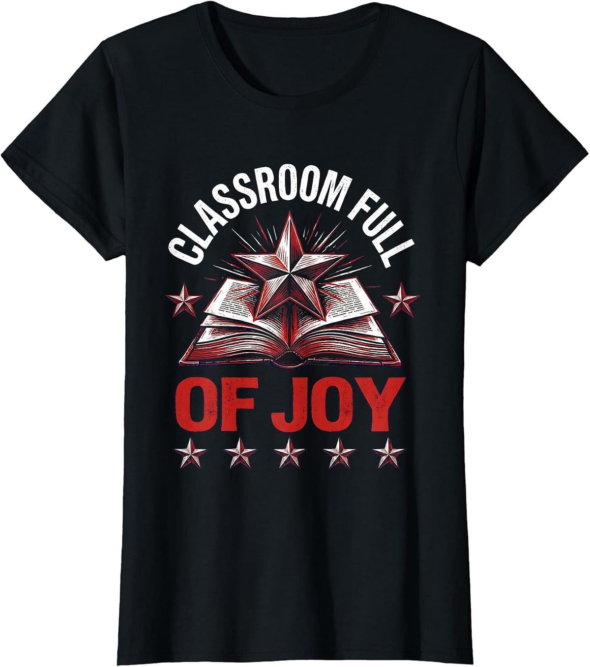 Classroom Full of Joy Pre-K Teacher Design T-Shirt - Black
