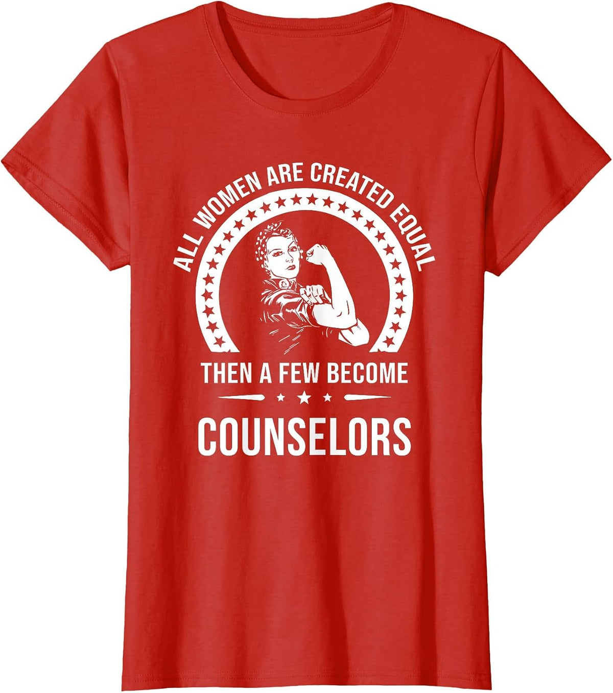 Counselor Shirts for Women | Counselor T-Shirt - Red