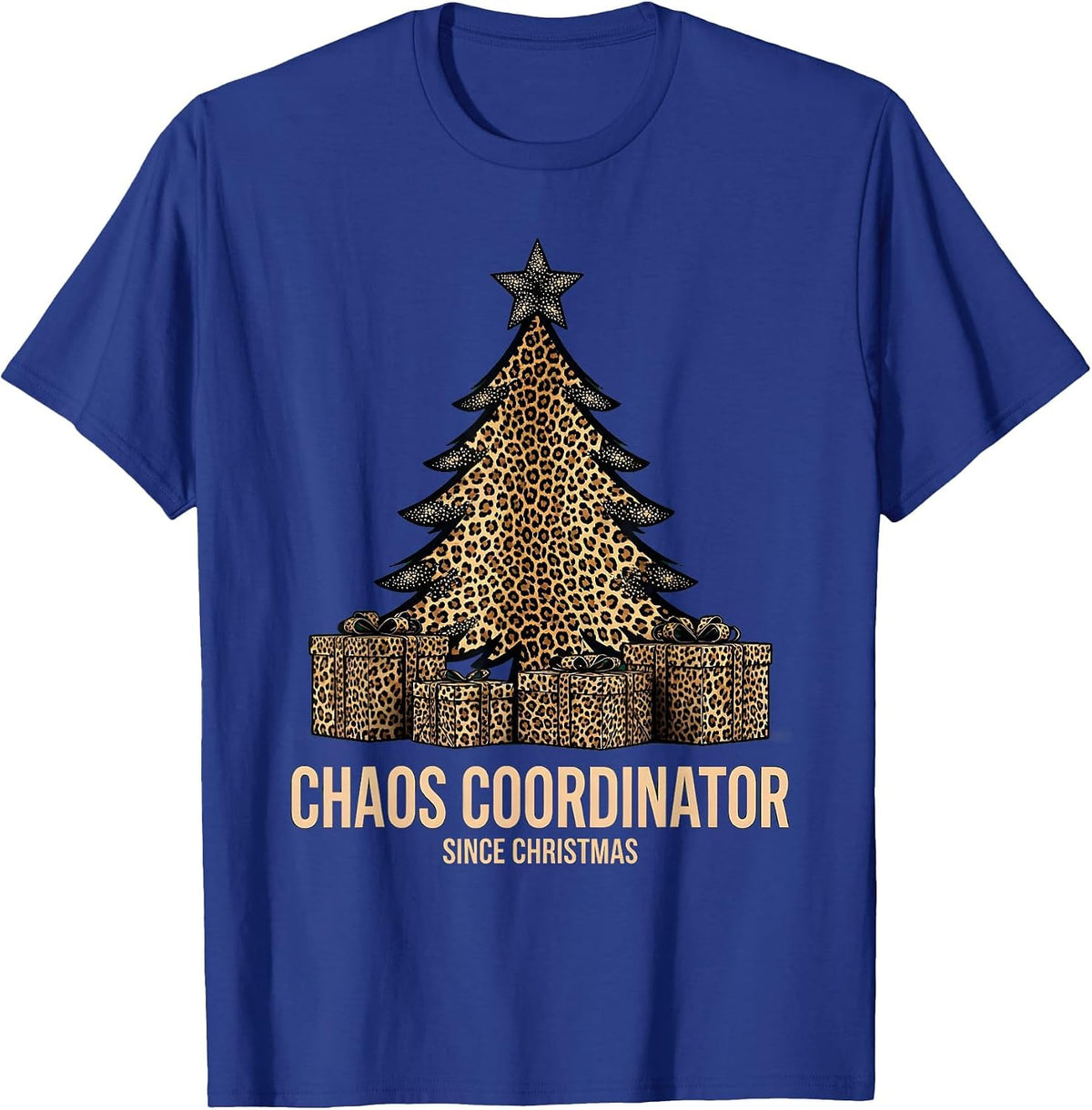 Men's Chaos Coordinator Since Christmas Family Design T-Shirt - Royal Blue