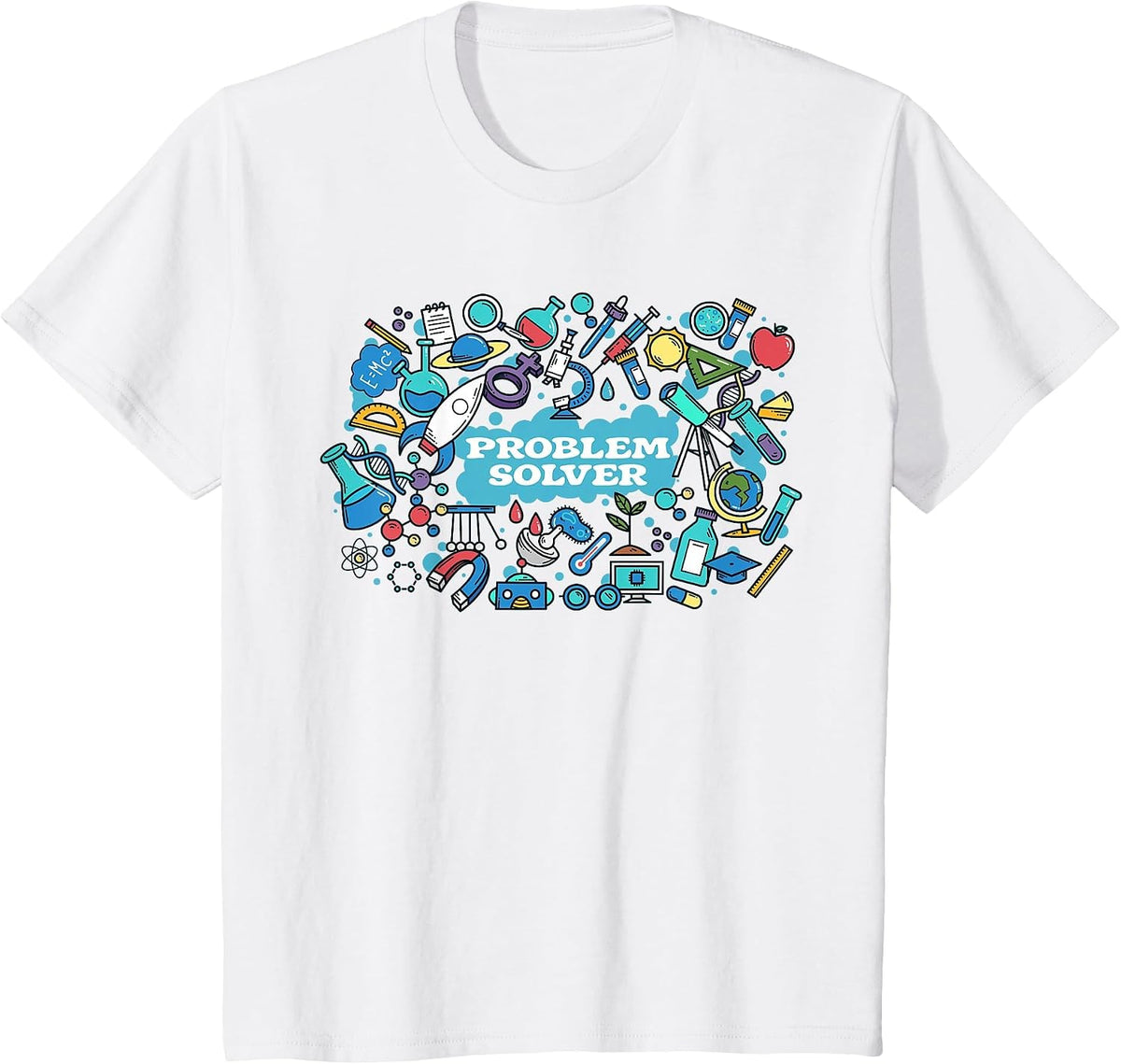 Problem Solver Troubleshooter Solution Finder Engineer T-Shirt - White