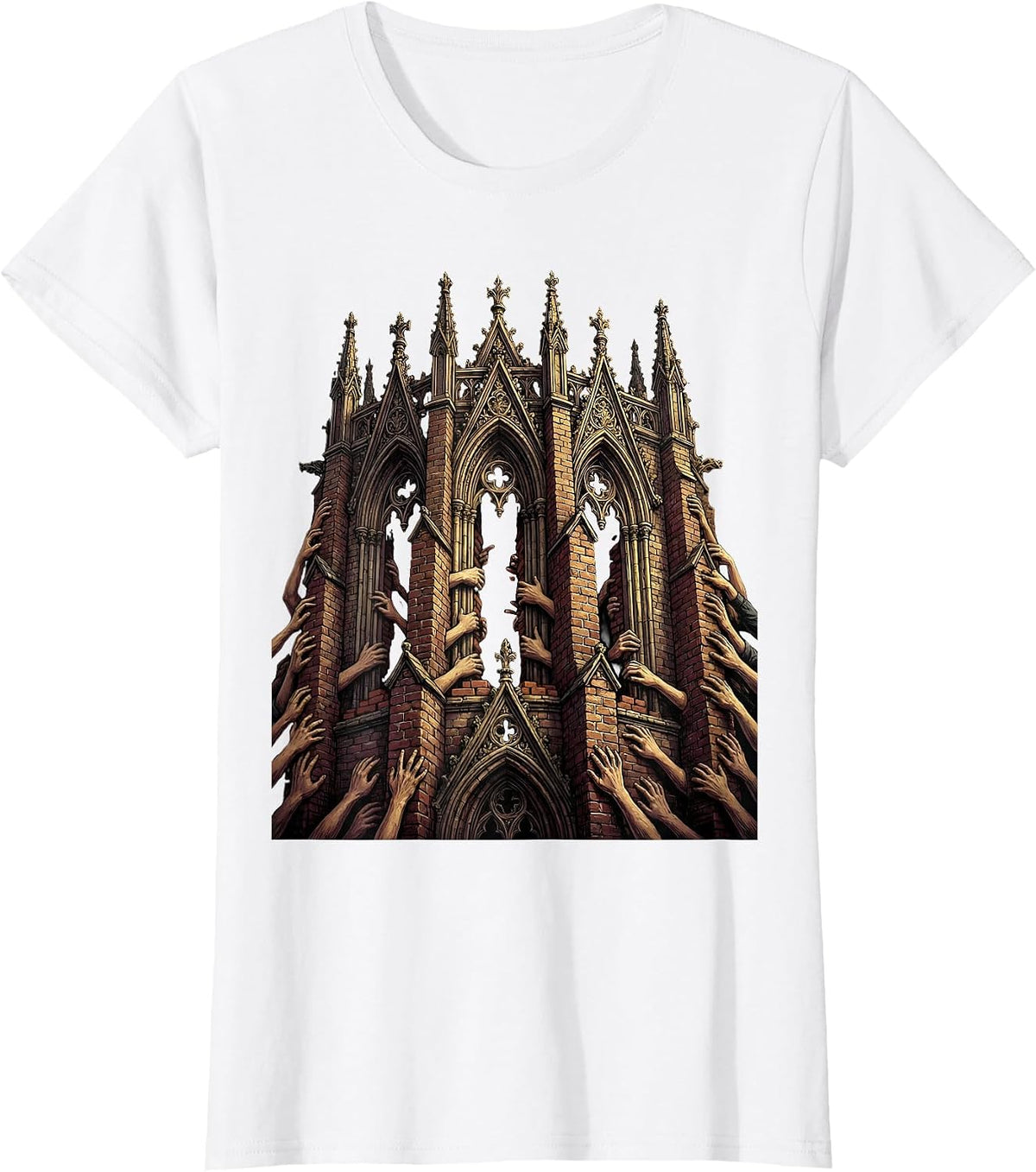 We The People Unity Hands Building Together T-Shirt - White