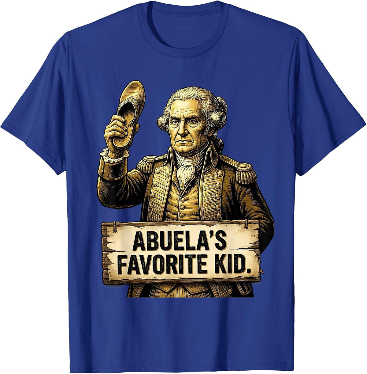 Abuela's Favorite Kid Mexican Heritage Design T-Shirt - Royal Blue
