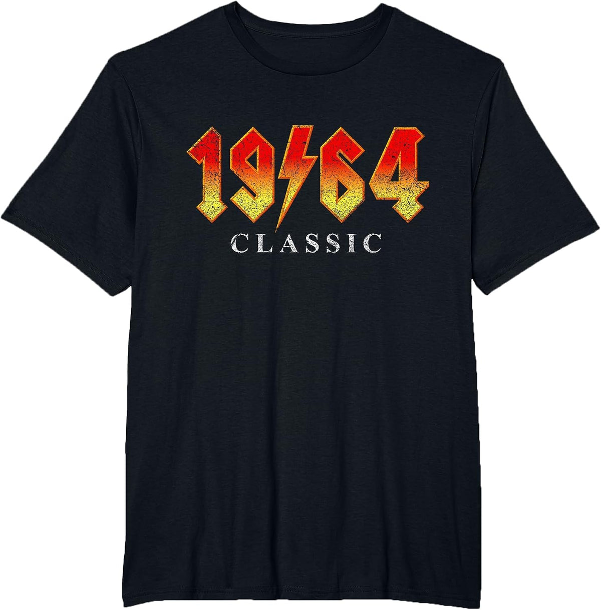 1964 Classic Vintage Rock Band Concert Style T-Shirt - Black