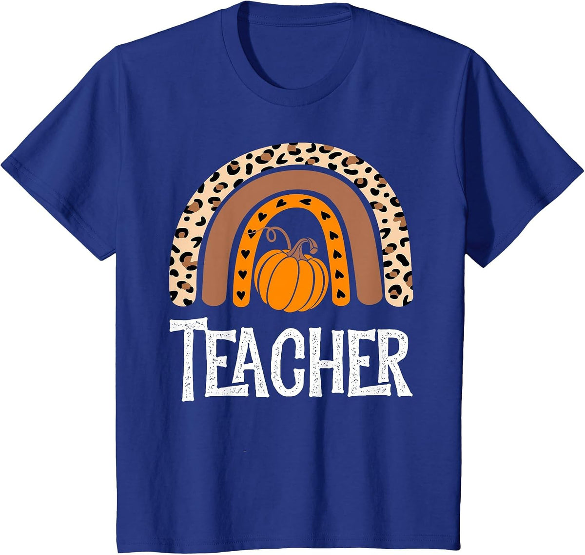 Thanksgiving Party School Matching EL Teacher Squad Fall T-Shirt - Royal Blue