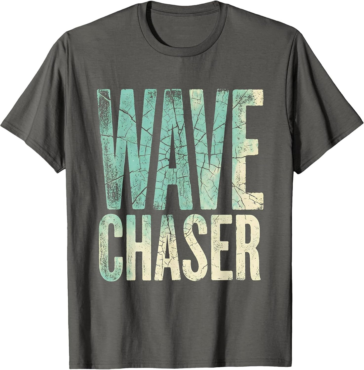 Men's Wave Chaser Sailor Nautical Design T-Shirt - Asphalt Grey