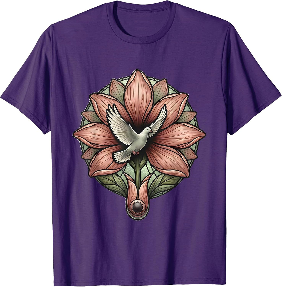 Hearing Aid Flower Bloom Special Education Art T-Shirt - Purple