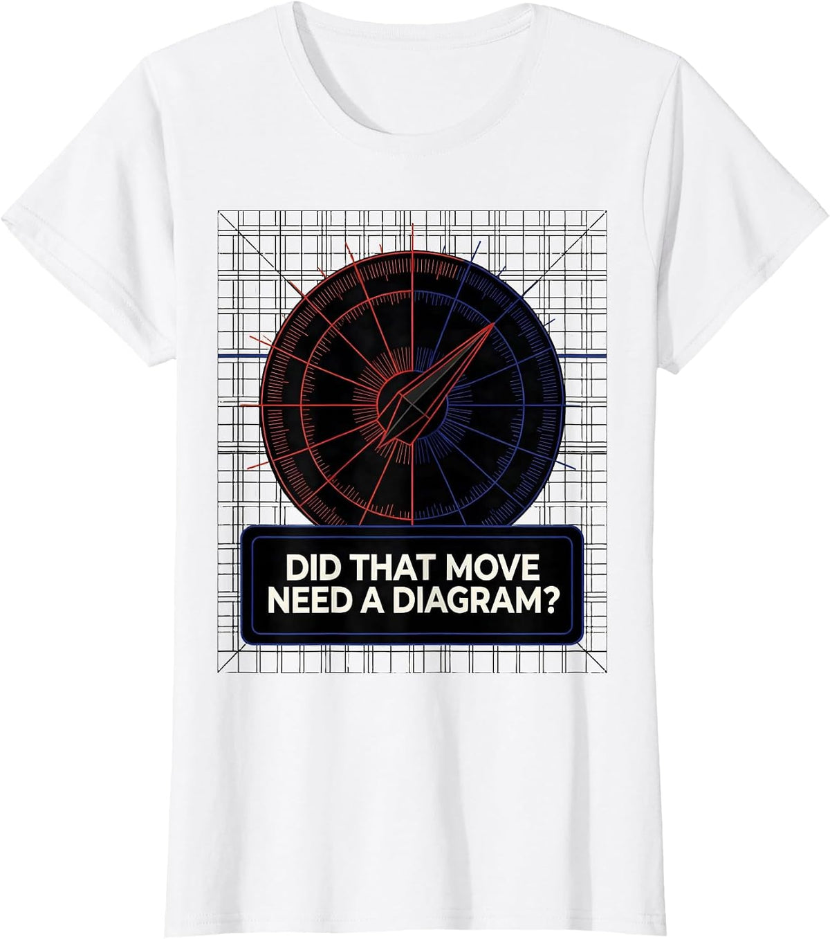 Women's Did That Move Need A Diagram? Funny Board Game Night Host T-Shirt - White