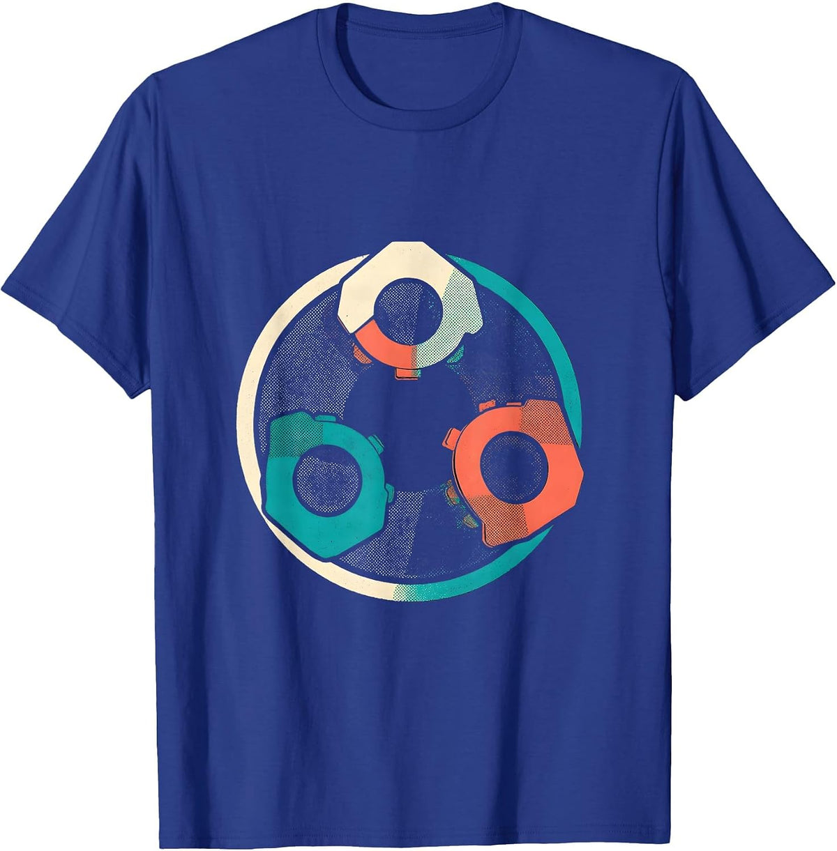 Rehab Team Badge PT OT SLP Workplace Pride T-Shirt - Royal Blue