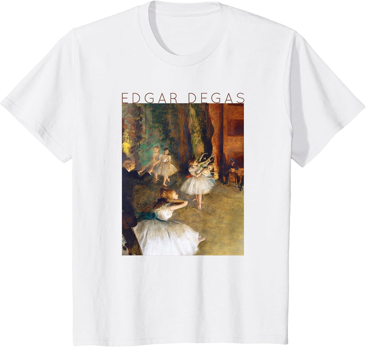 Edgar Degas Dancers #2 for Artists and Ballerinas T-Shirt - White
