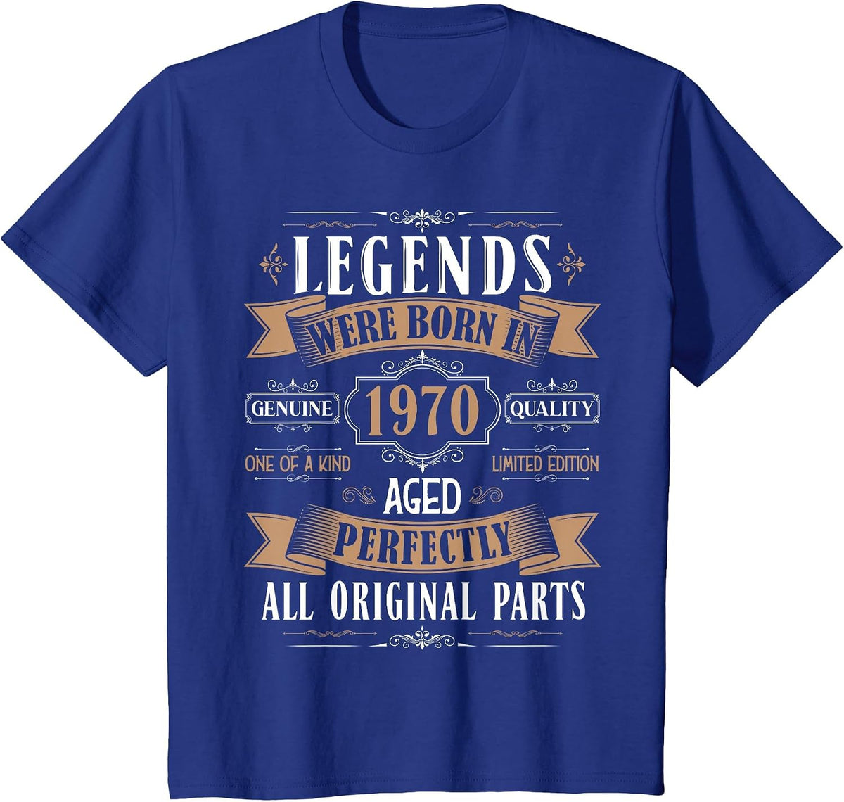 Legends Born in 1970 56th Birthday 56 Years Old Bday Men T-Shirt - Royal Blue