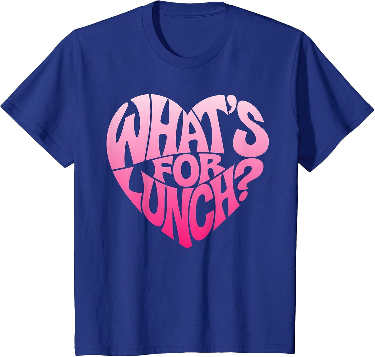 Funny Cooking Lunch Lady What's for Lunch? Mom T-Shirt - Royal Blue