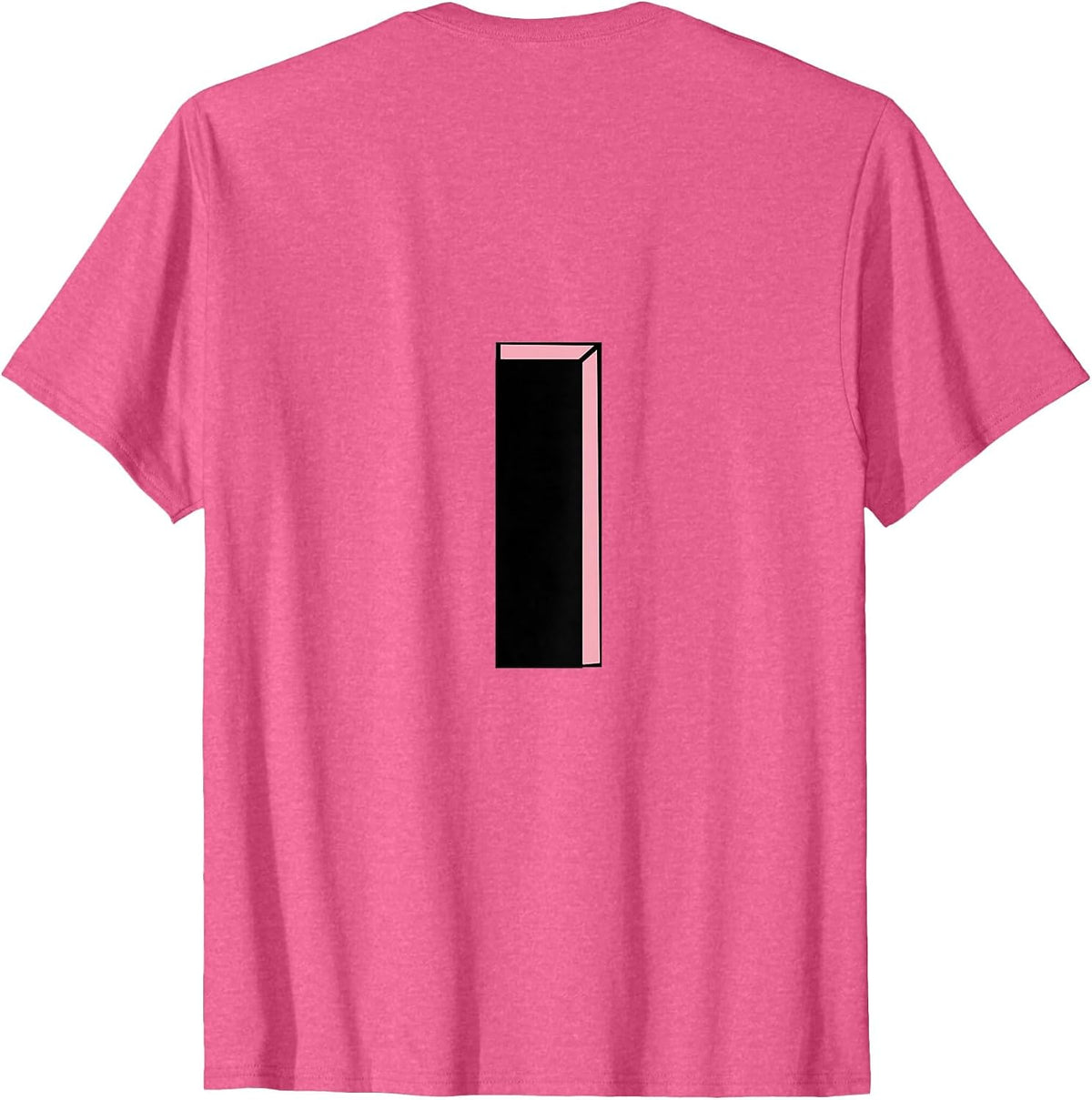 Pink Piggy Bank Original Halloween Costume T-Shirt - Pink Heather