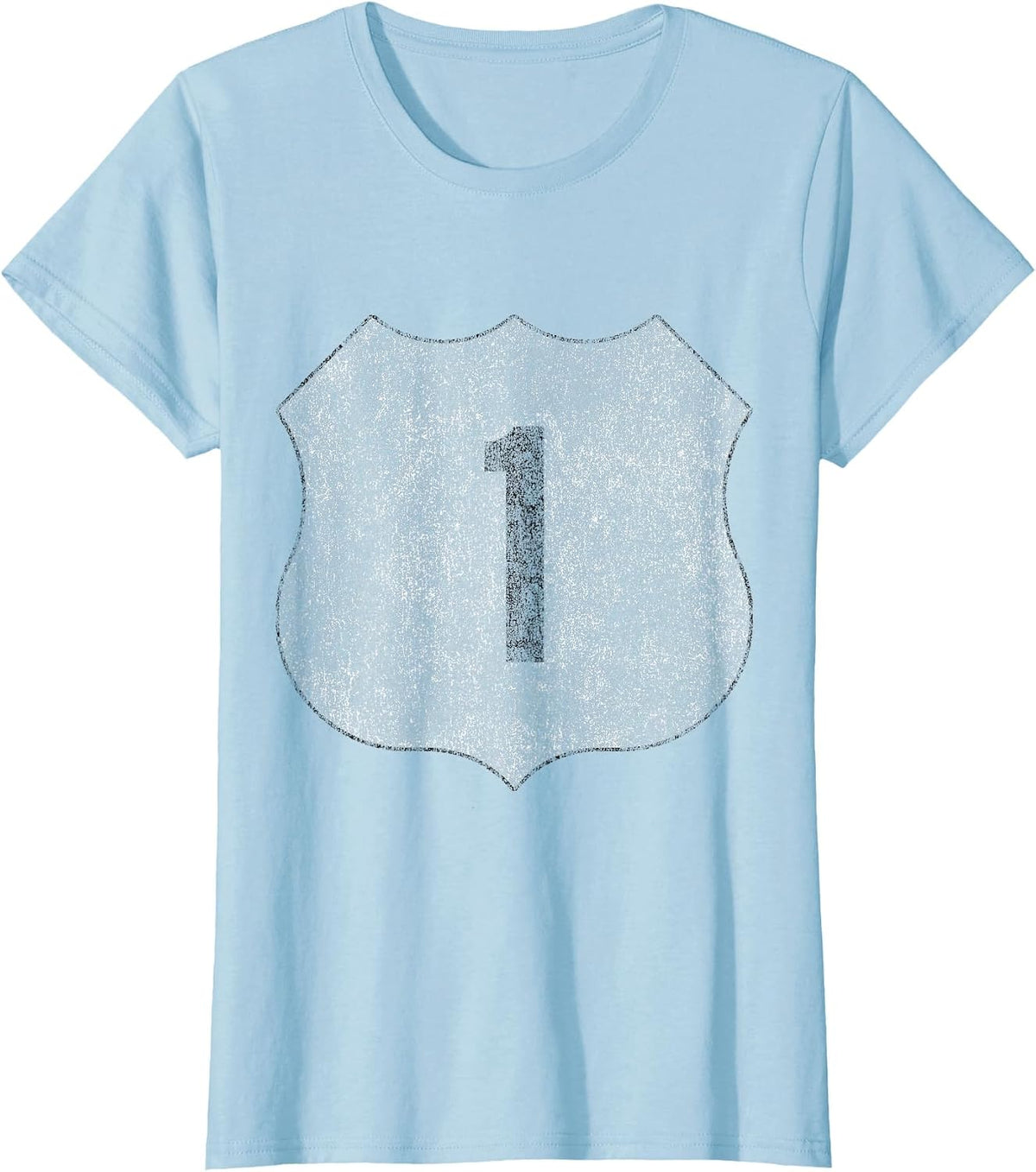 U.S. Route 1 T-Shirt T-Shirt - Baby Blue