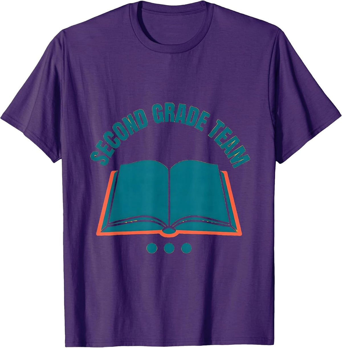 Second Grade Team Back to School Student Teacher First Day T-Shirt - Purple