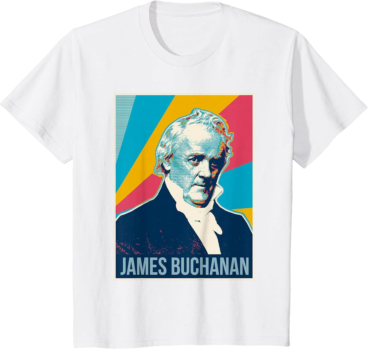 James Buchanan President T Shirt T-Shirt - White
