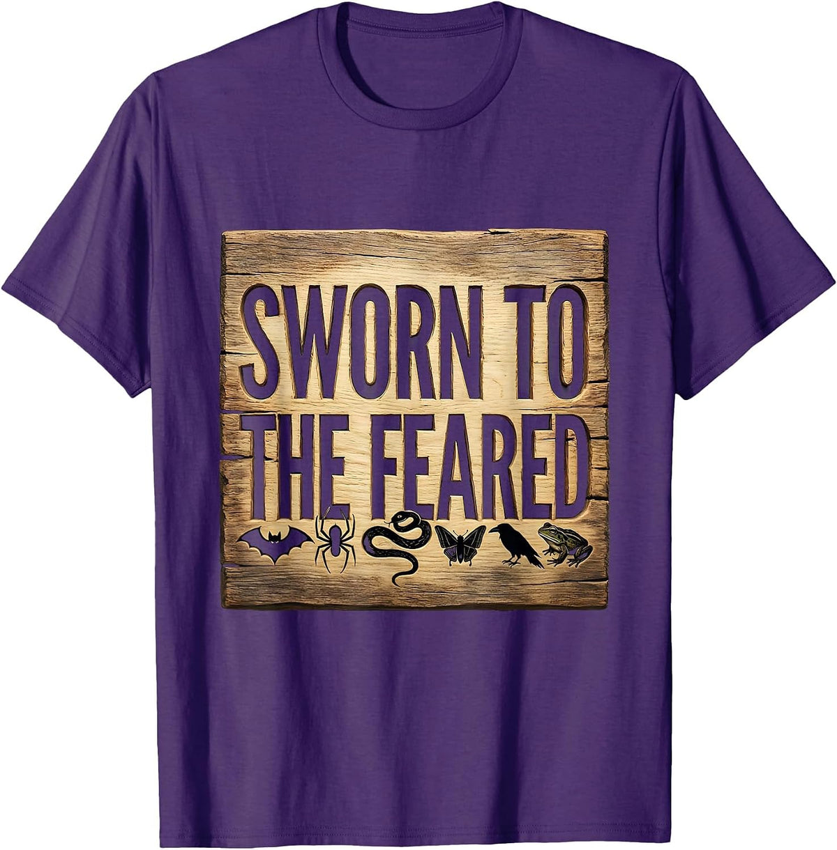 Men's Sworn To The Feared Sentimental Misunderstood Creatures T-Shirt - Purple