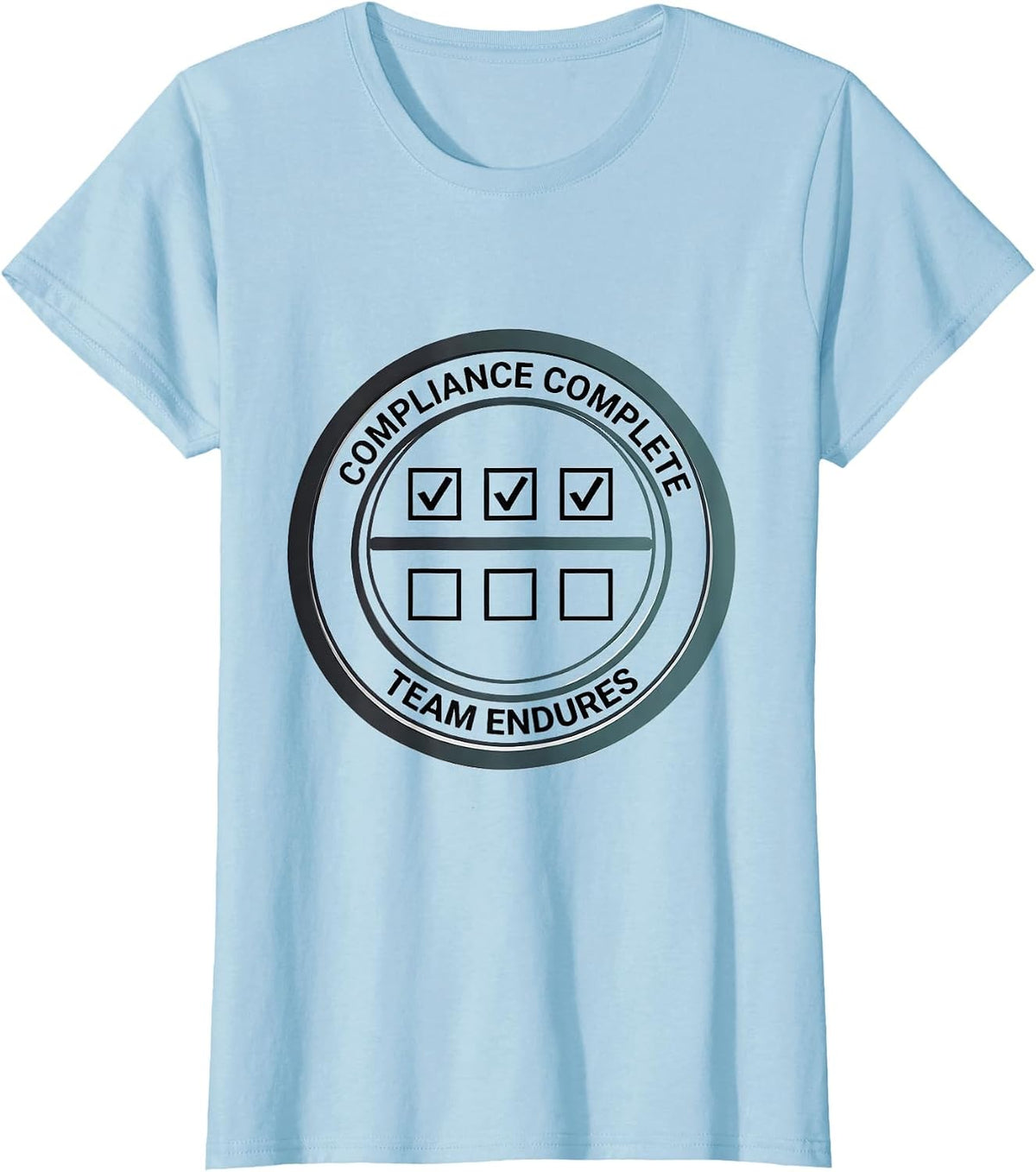 Women's Compliance Complete Team Endures Minimalist Special T-Shirt - Baby Blue
