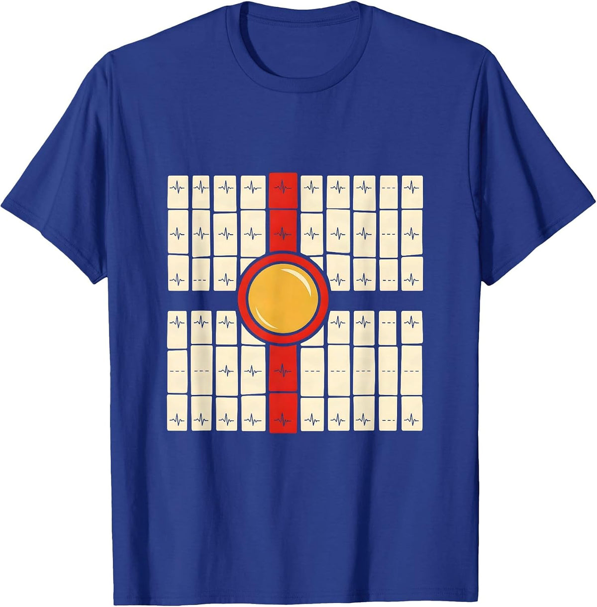 Cardiac Rhythm EKG Tech Humor Medical Gift T-Shirt - Royal Blue