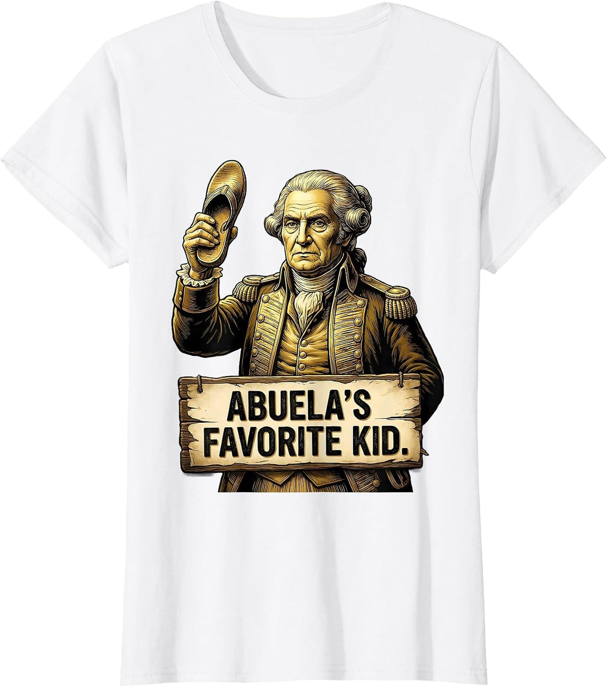 Abuela's Favorite Kid Mexican Heritage Design T-Shirt - White
