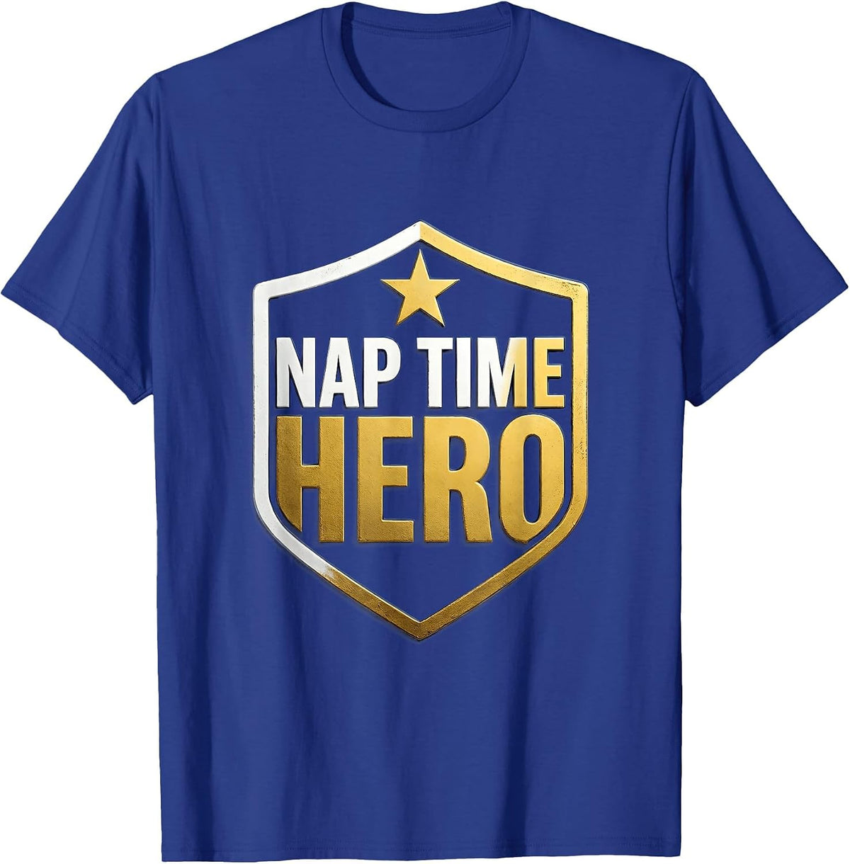 Nap Time Hero Preschool Teacher Design T-Shirt - Royal Blue