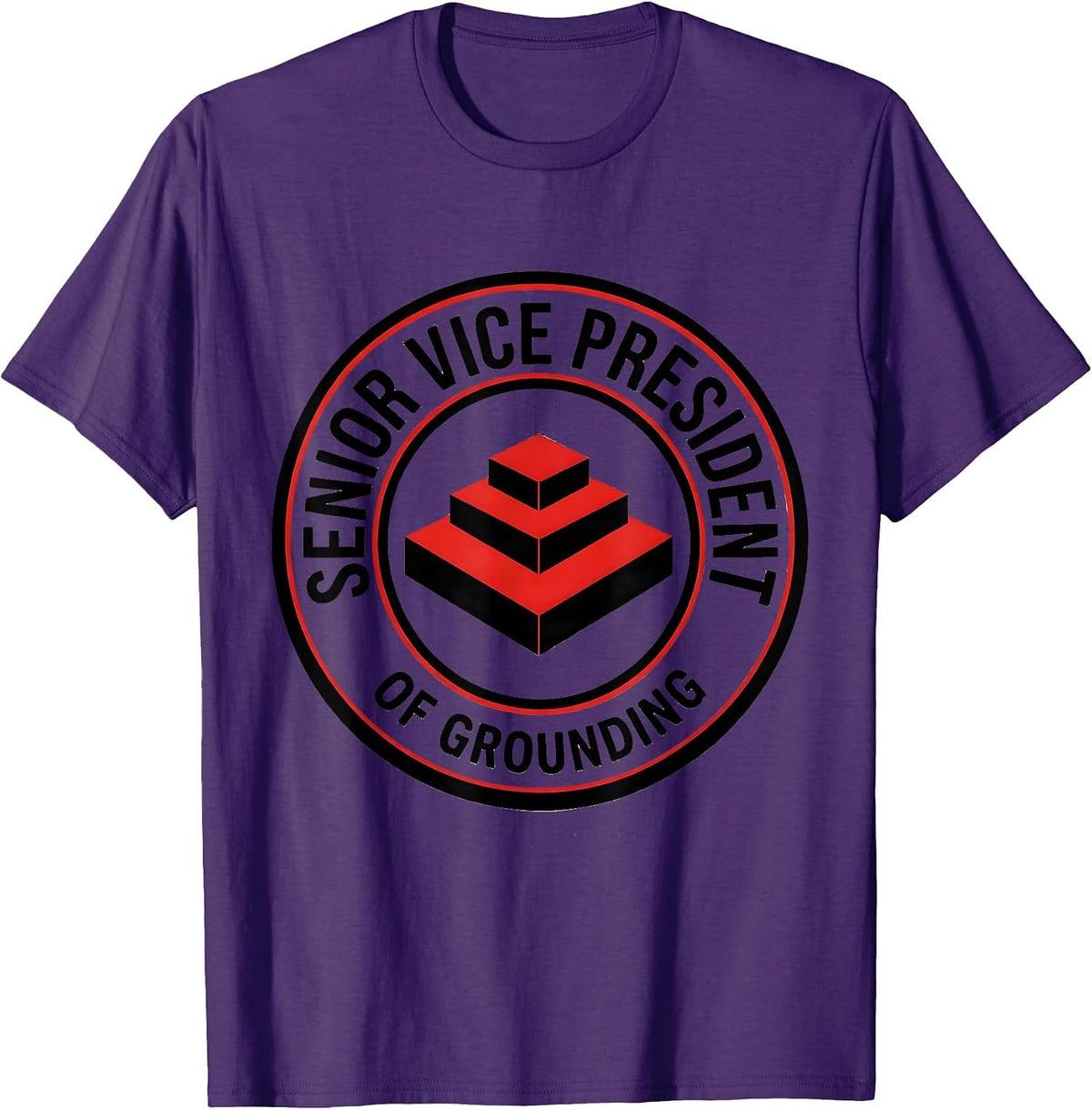 Senior Vice President Of Grounding Funny Electrician Gift T-Shirt - Purple