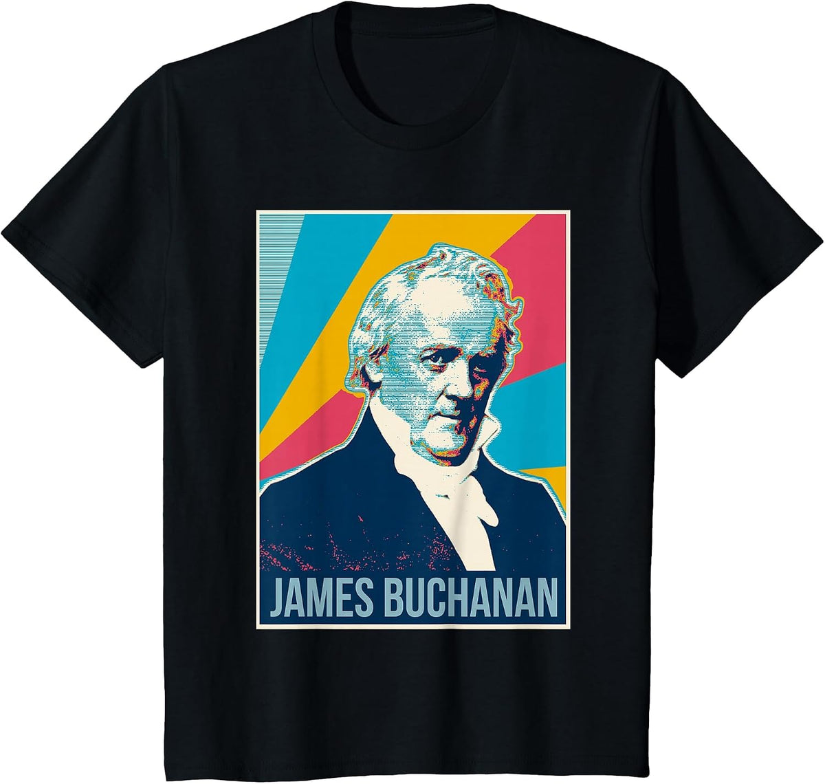 James Buchanan President T Shirt T-Shirt - Black