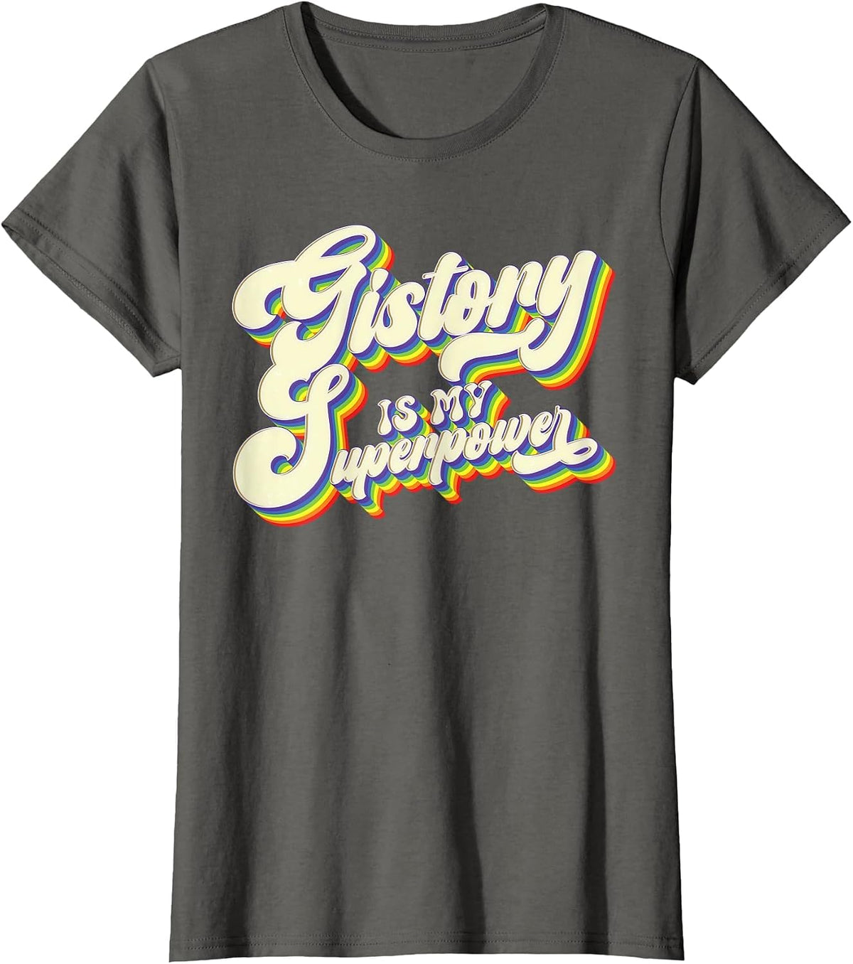 History Teacher T-Shirt - Asphalt Grey