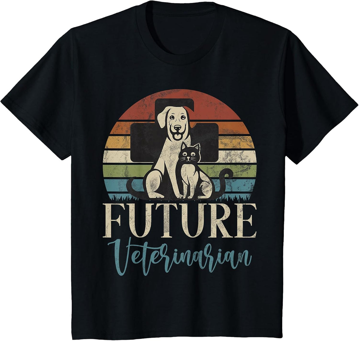 Future Veterinarian T-Shirt - Black