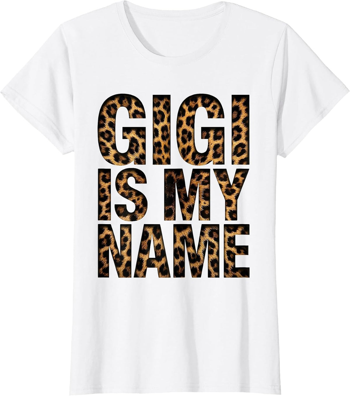 Women's Gigi Is My Name Proud Grandma Design T-Shirt - White