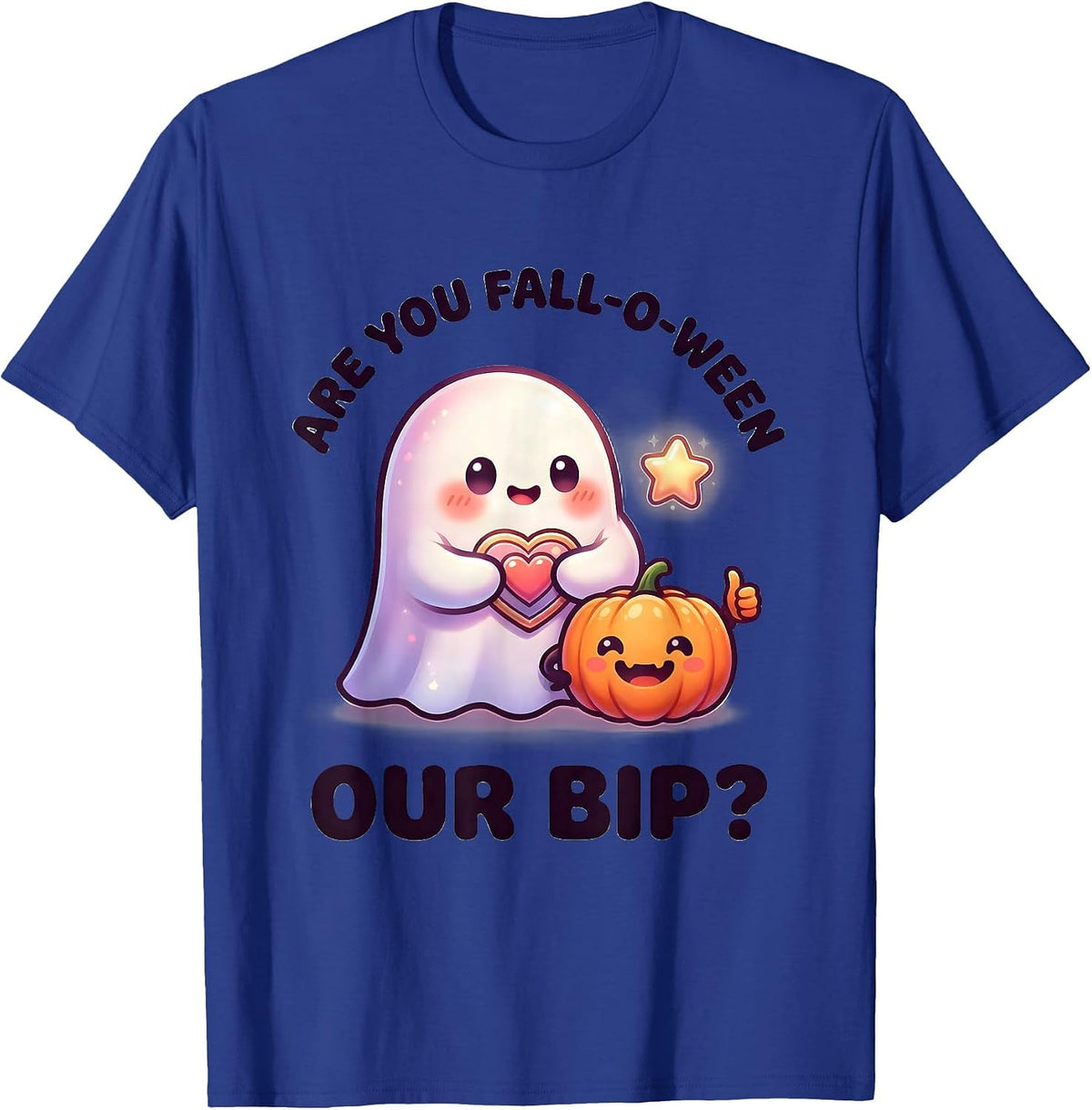 Are You Fall-O-Ween Our BIP Cute Kawaii Halloween Teacher T-Shirt - Royal Blue