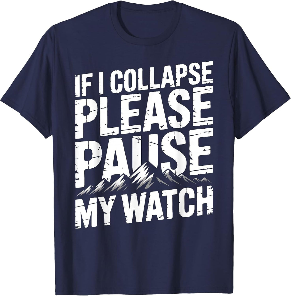 Ultramarathon Run Funny Ultra Race T-Shirt - Navy Blue