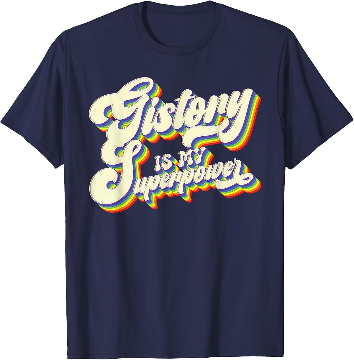 History Teacher T-Shirt - Navy Blue