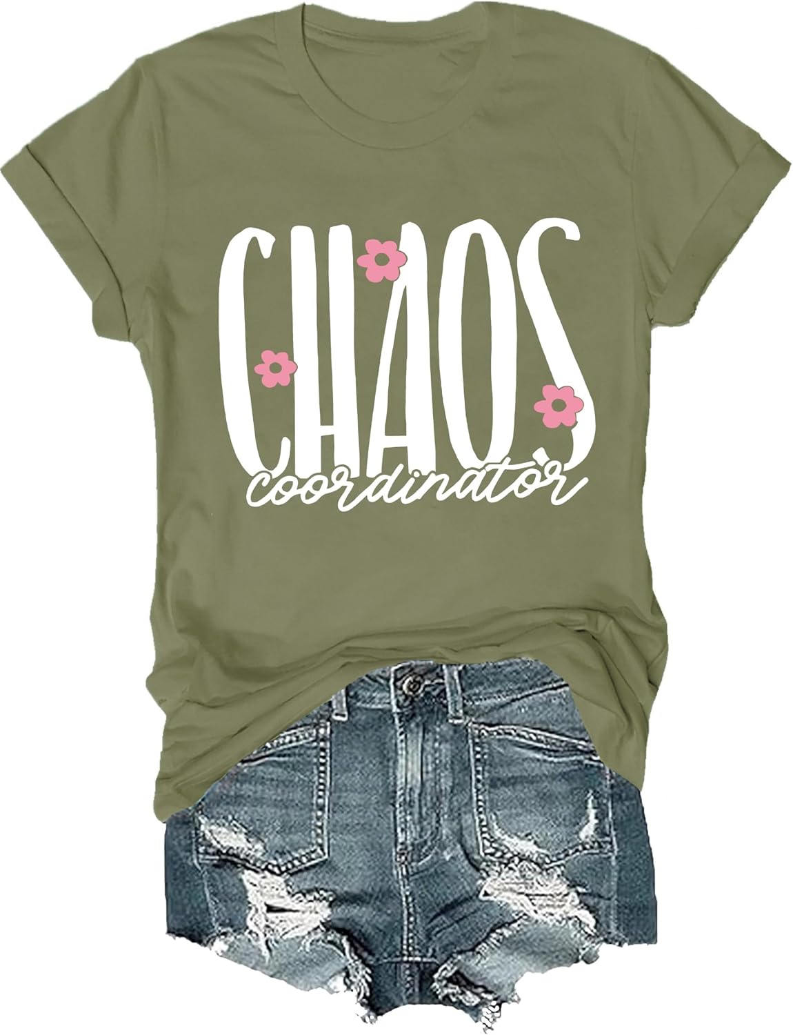 Chaos Coordinator T-Shirt, Chaos Coordinator Shirt for Women Men - Crewneck Green