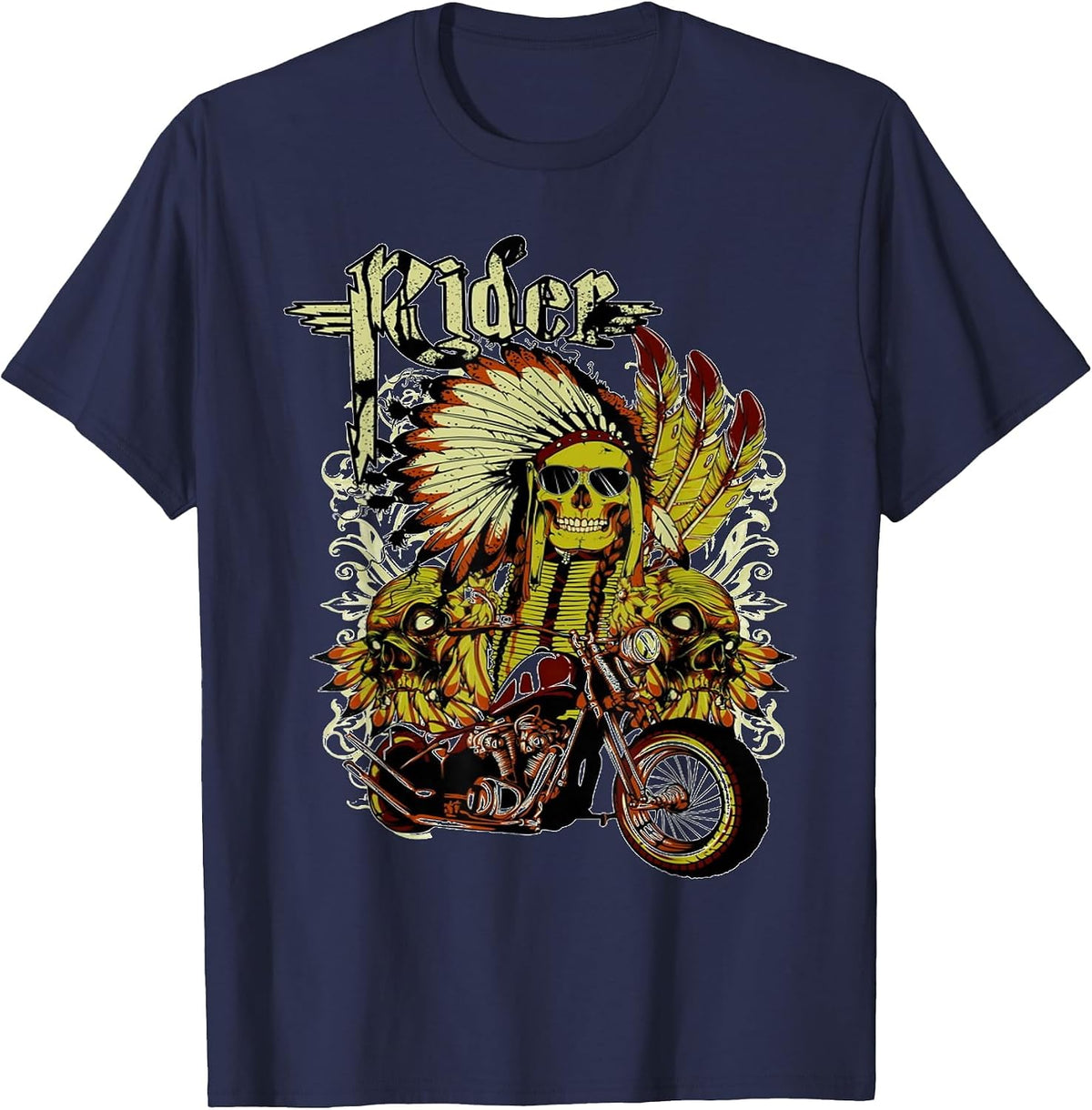 Rider Tee T-Shirt - Navy Blue