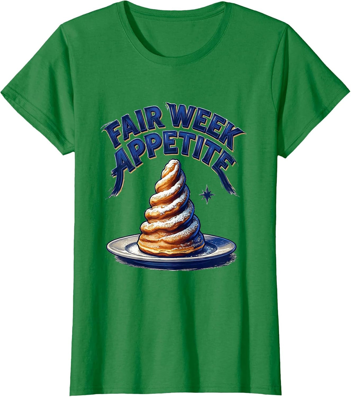 Women's Fair Week Appetite Vintage State Fair Squad Carnival T-Shirt - Kelly Green