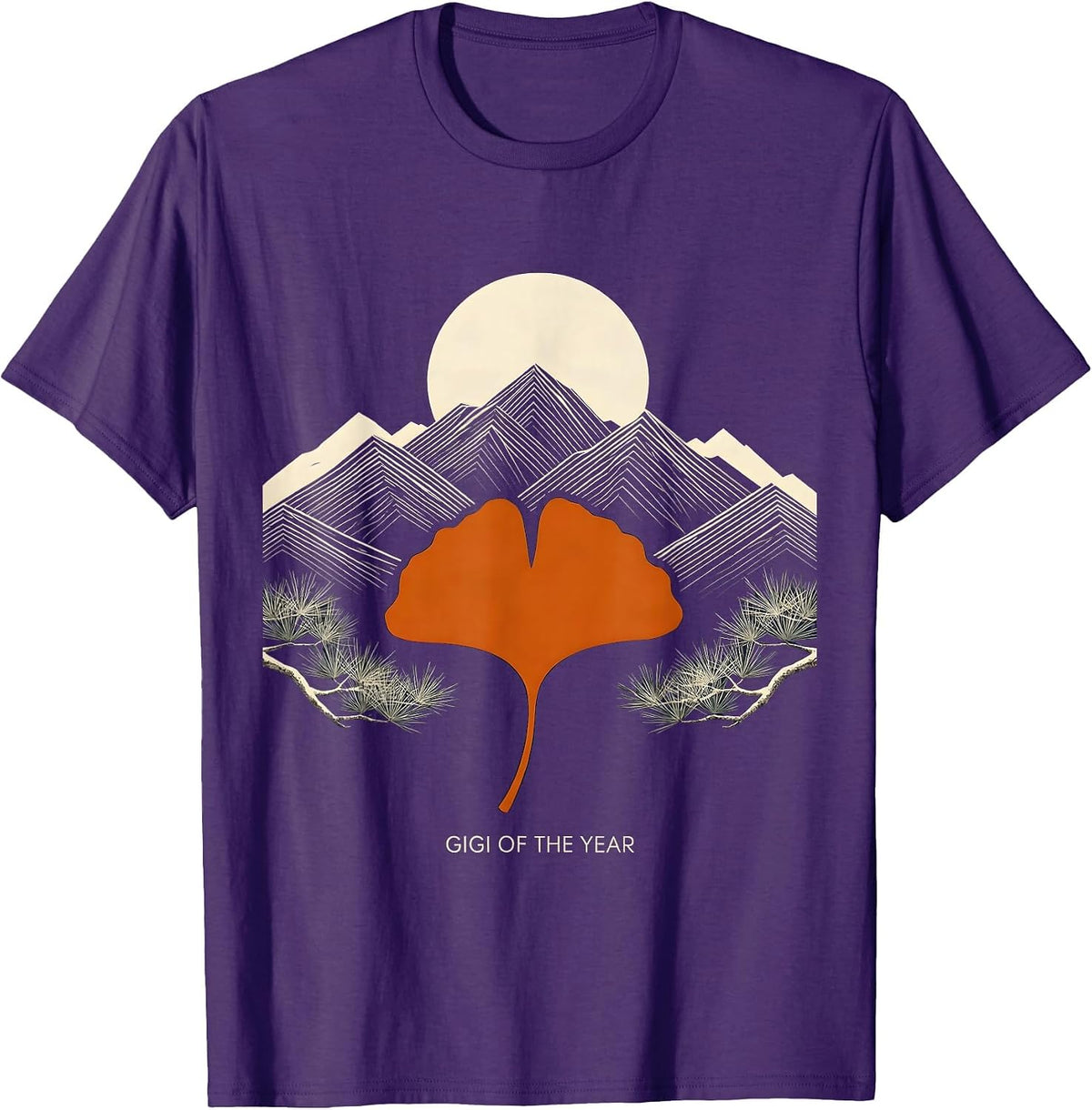 Gigi of the Year Grandma Appreciation Design T-Shirt - Purple