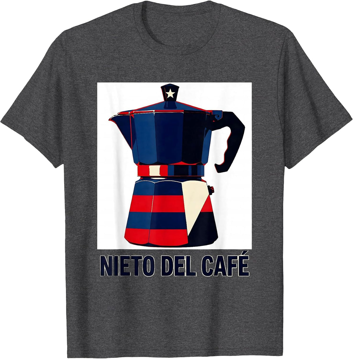 Nieto Del Café Cuban Heritage Pride Abuelo Gift T-Shirt - Dark Heather Grey