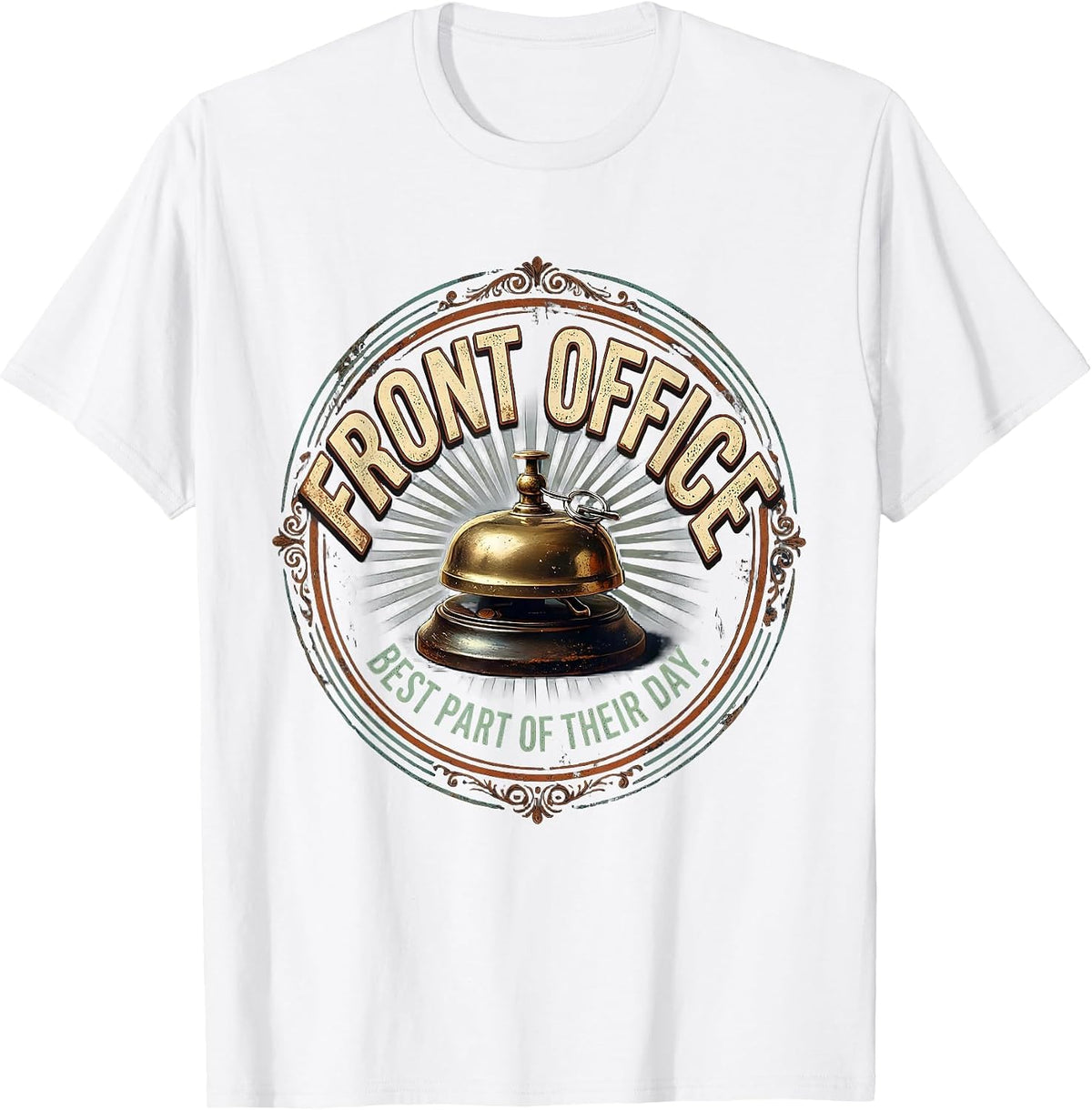 Men's Front Office Best Part Of Their Day Vintage Specials Teacher T-Shirt - White