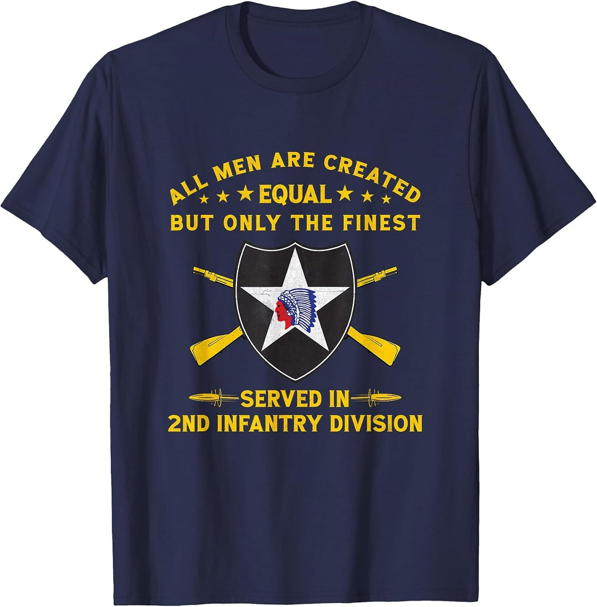 2nd Infantry Division Veteran Camp Humphreys South Korea Tee T-Shirt - Navy Blue