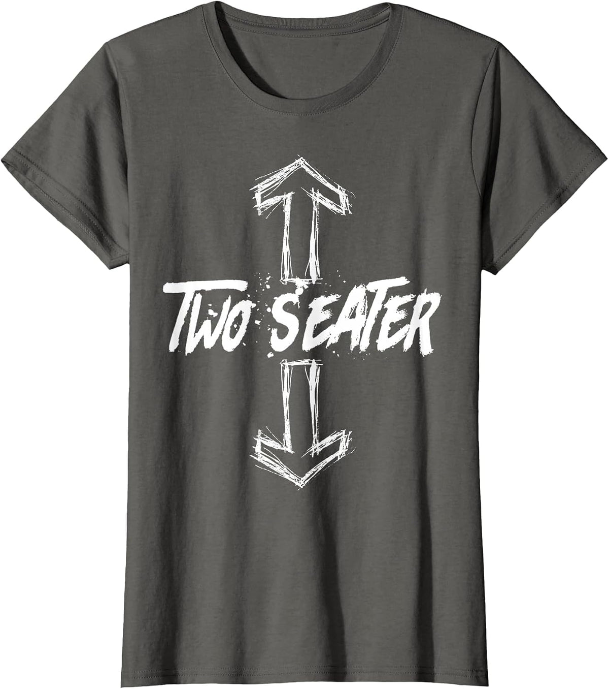 Two Seater T-Shirt - Asphalt Grey