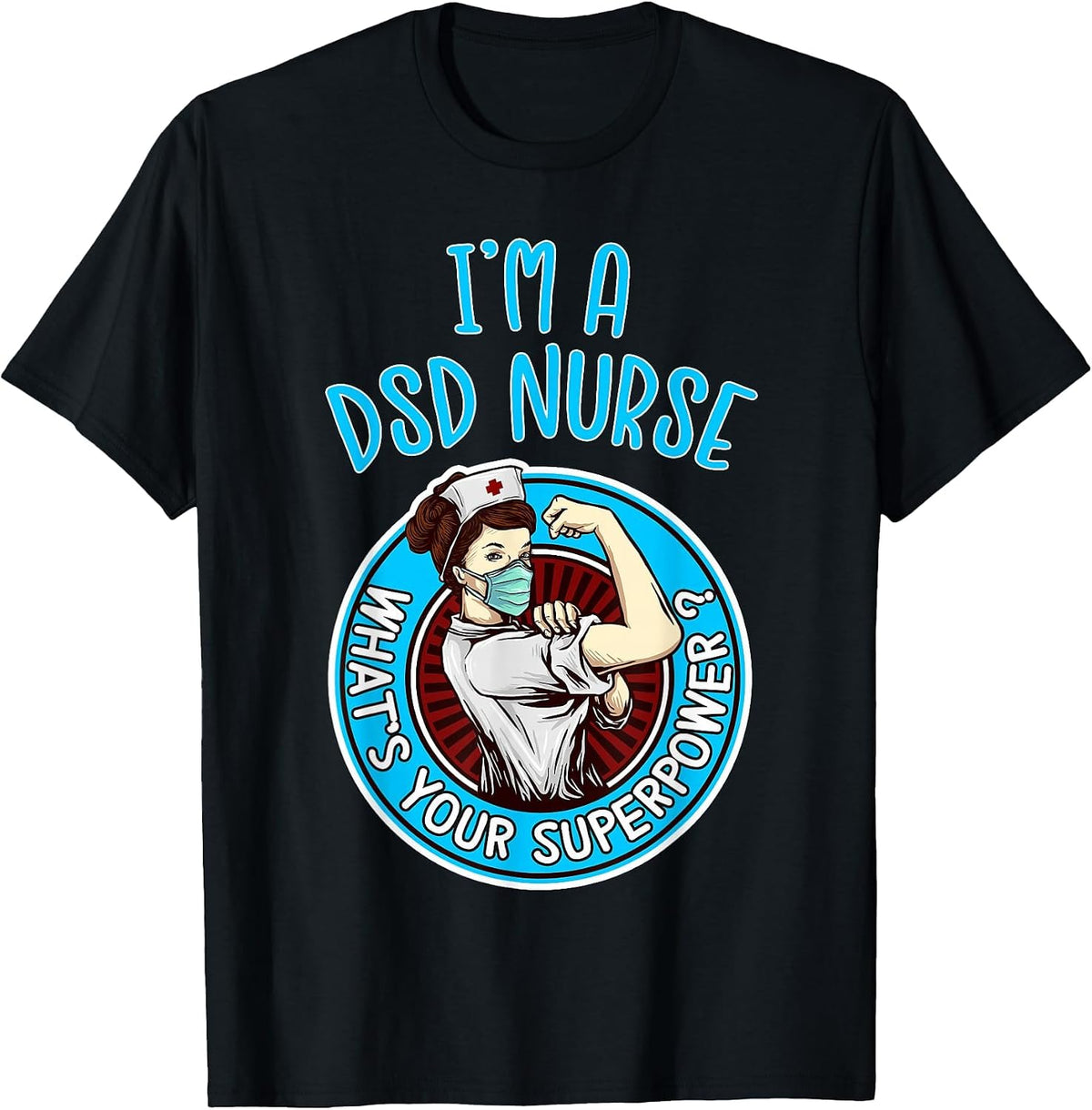 DSD Nurse Women Nursing Apparel and Items T-Shirt - Black