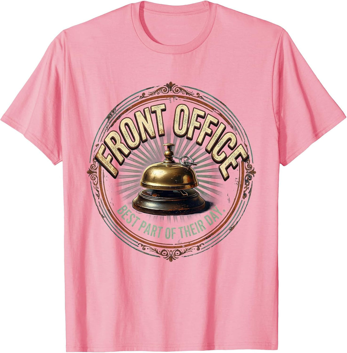 Men's Front Office Best Part Of Their Day Vintage Specials Teacher T-Shirt - Pink
