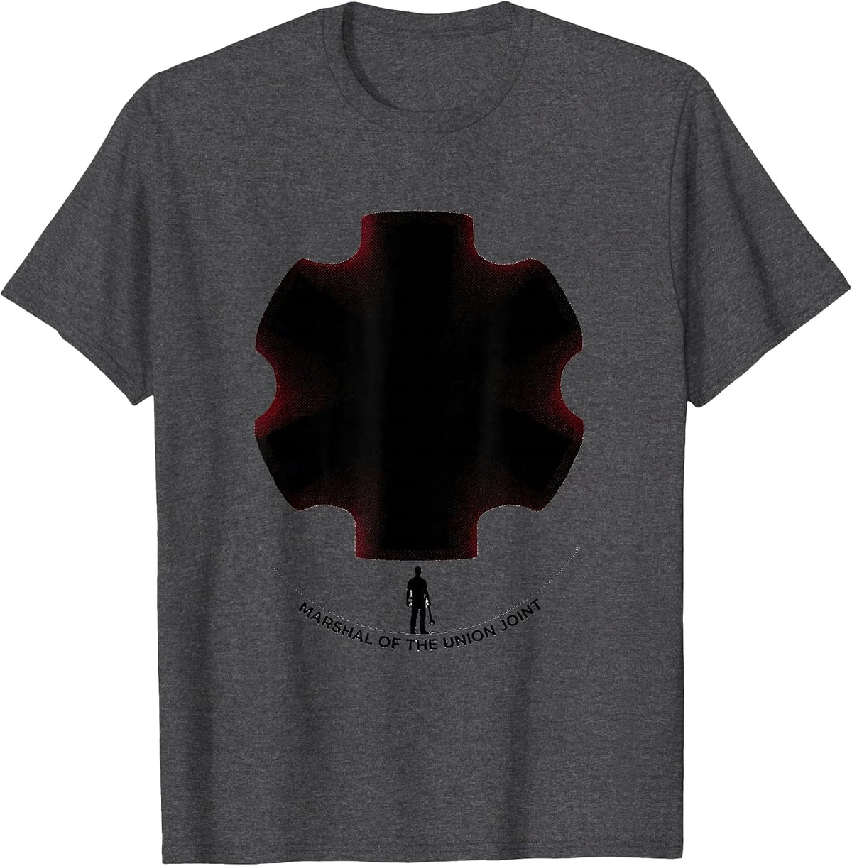 Marshal of the Union Joint Funny Plumber Pipefitter T-Shirt - Dark Heather Grey
